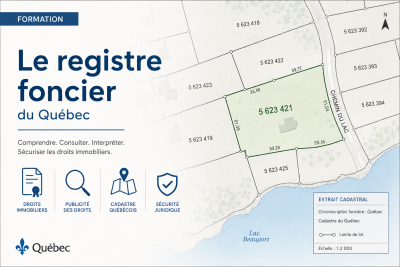Le registre foncier du Qu&eacute;bec